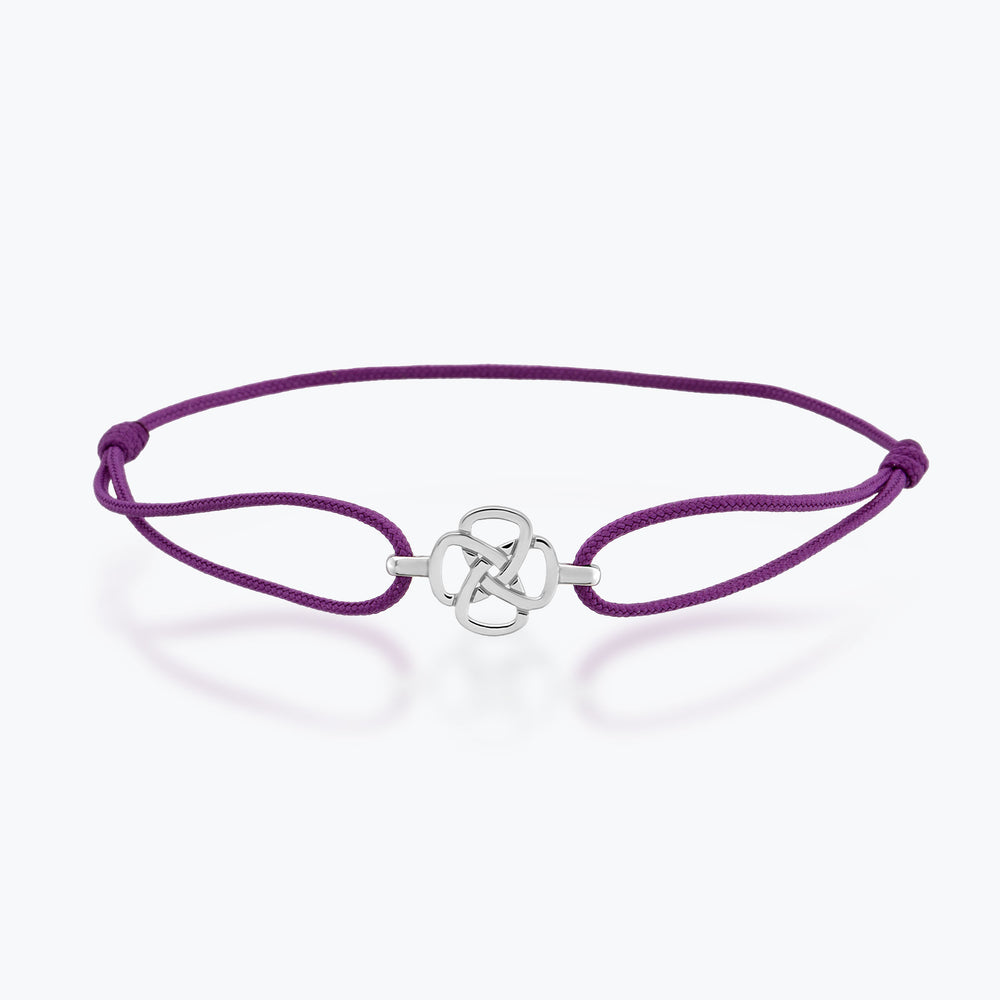 Eternity Knot Bileklik White