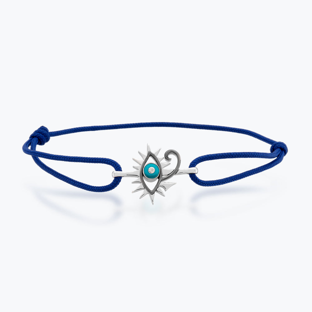 Horus Eye Bileklik Beyaz